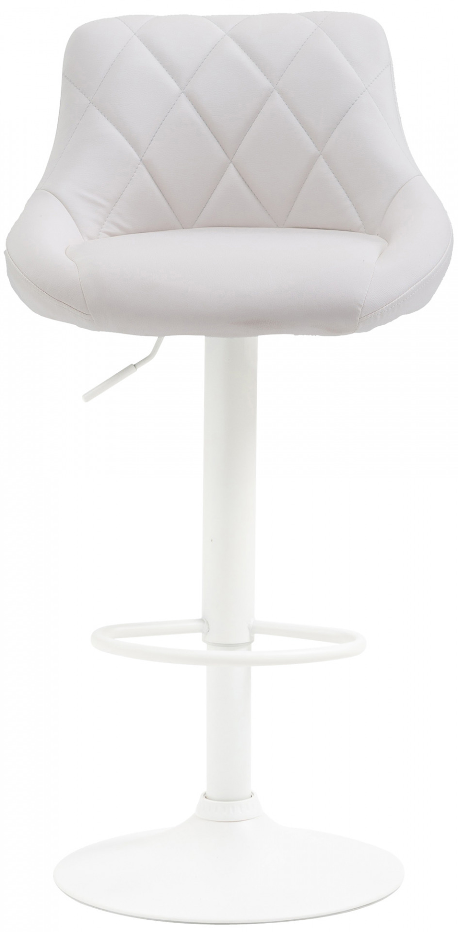 Barhocker Lazio Kunstleder weiß, weiß