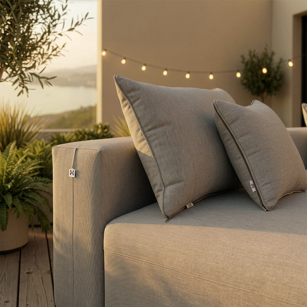 Modulares Outdoor Sofa ALAZIA Hellgrau - S