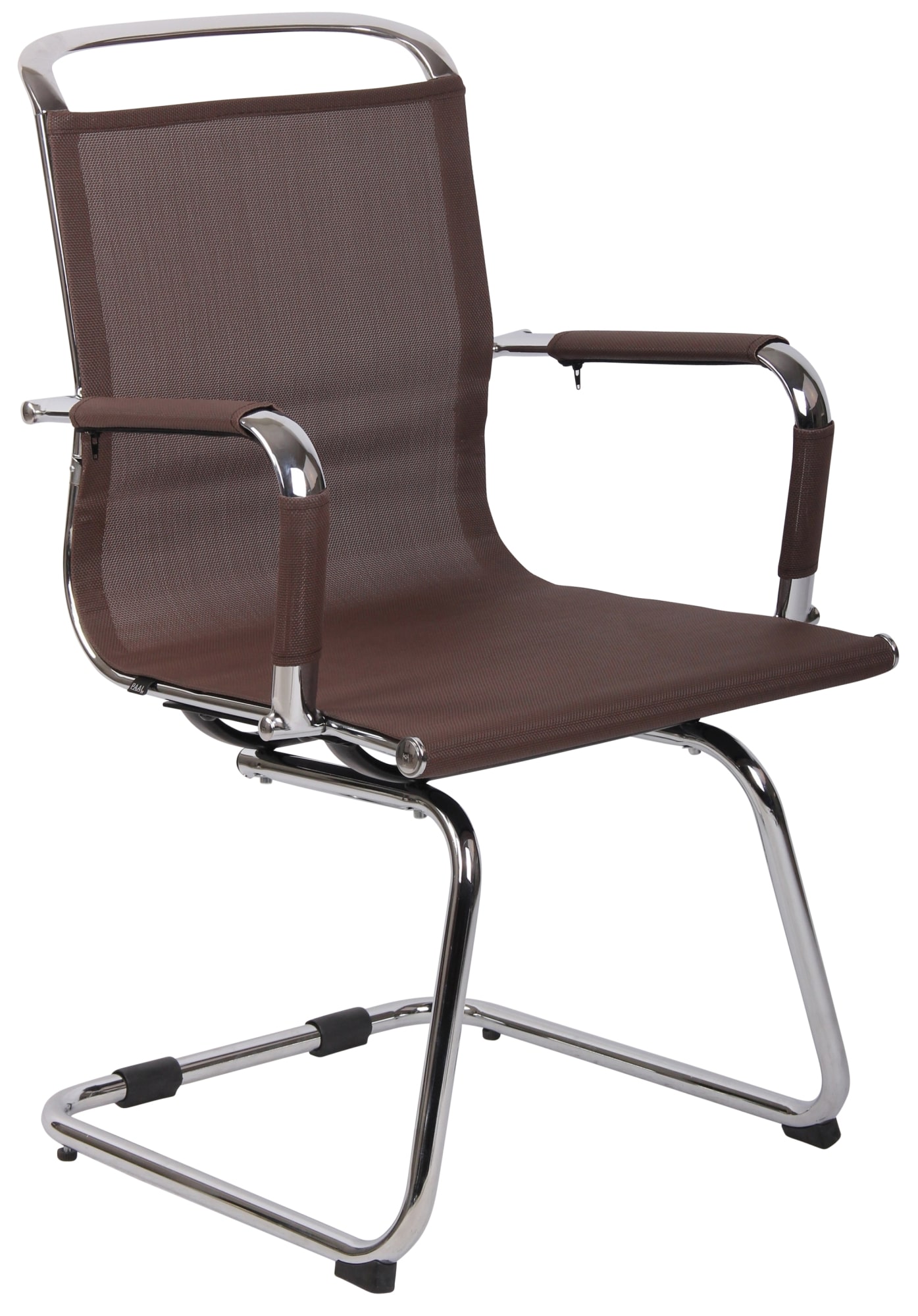 Besucherstuhl Barnet Mesh, braun