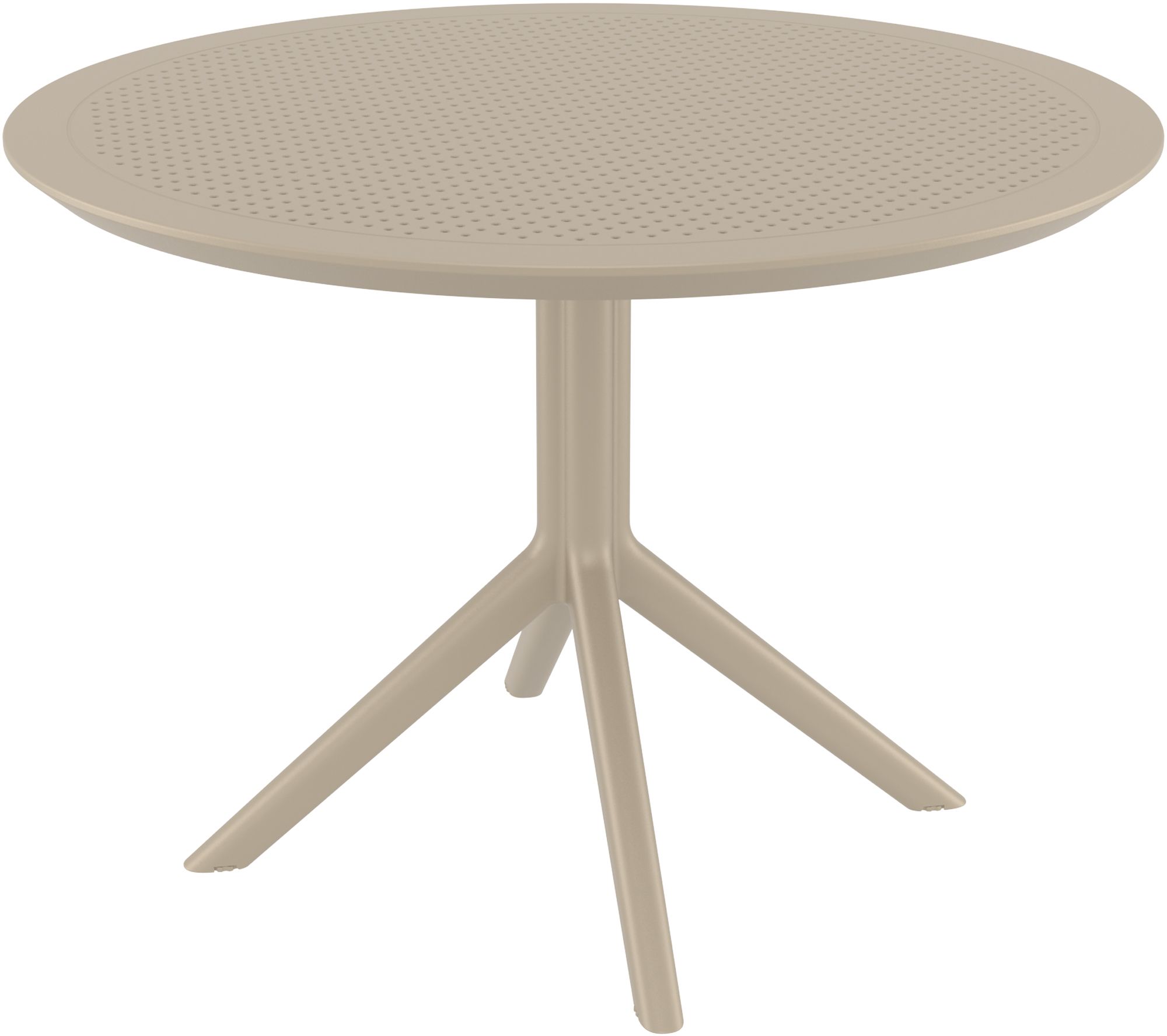 Tisch Sky rund 105 cm, taupe