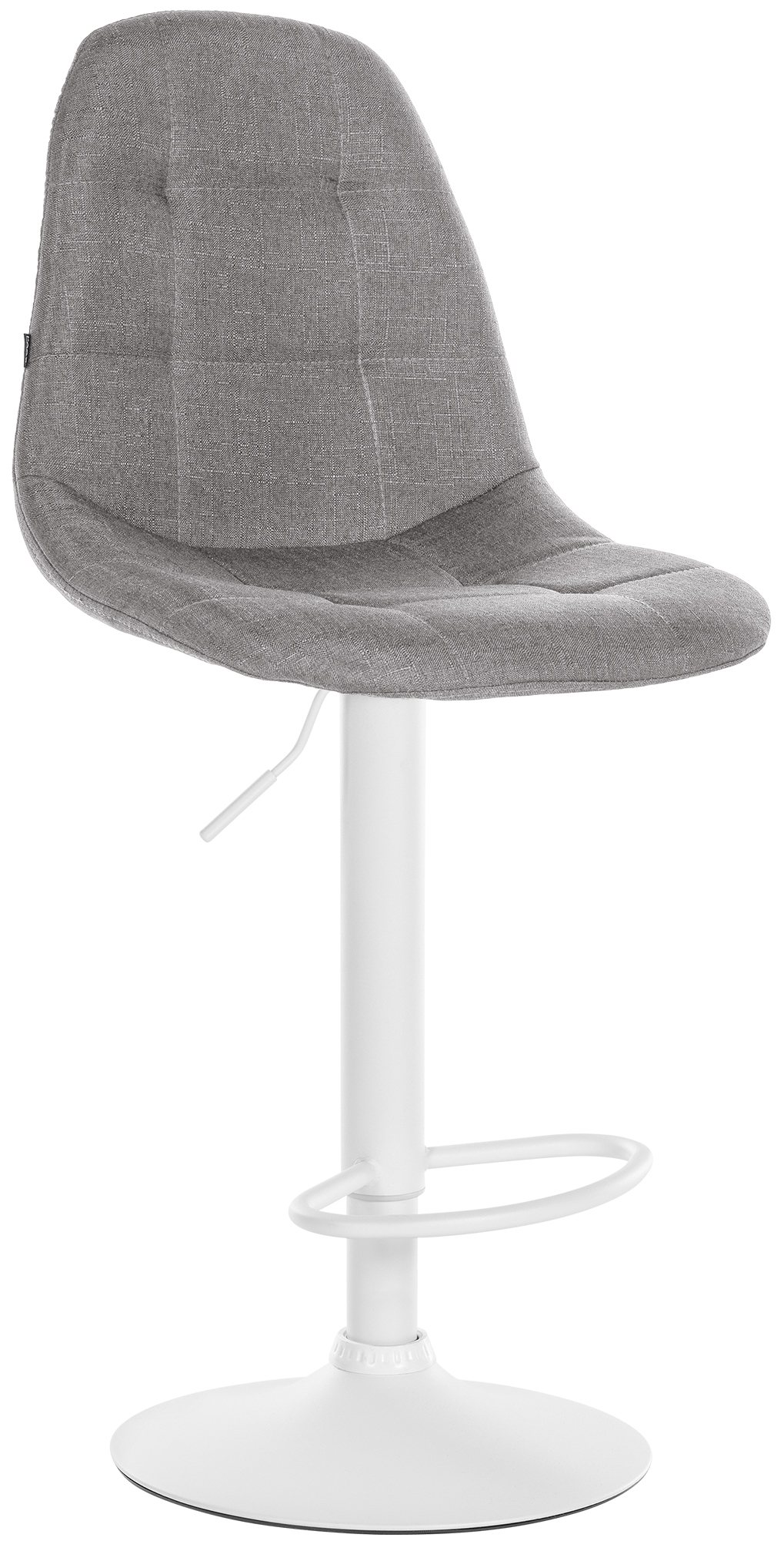 Barhocker Elmore Stoff W, grau