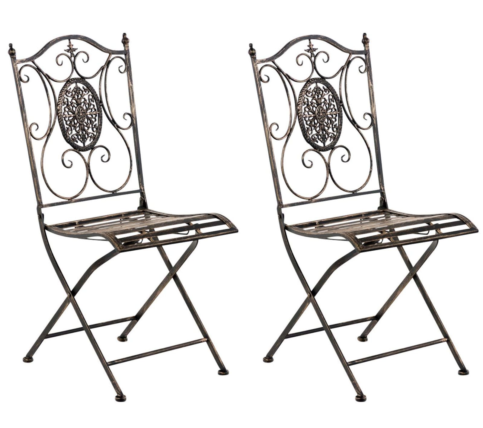 2er Set Stühle Sibell, bronze