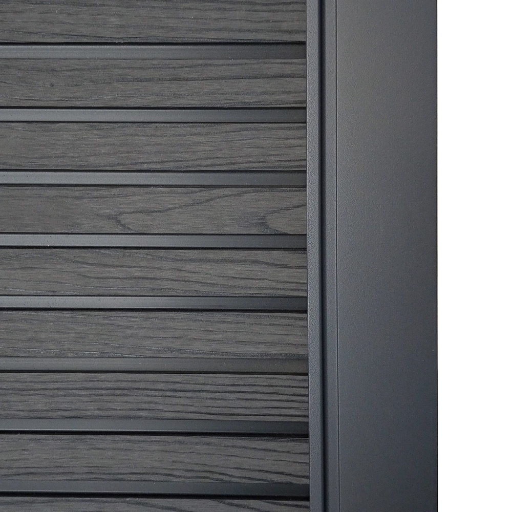 WPC Gartentor CALLATOR PREMIUM Horizontale Paneele - 90 x 180 cm