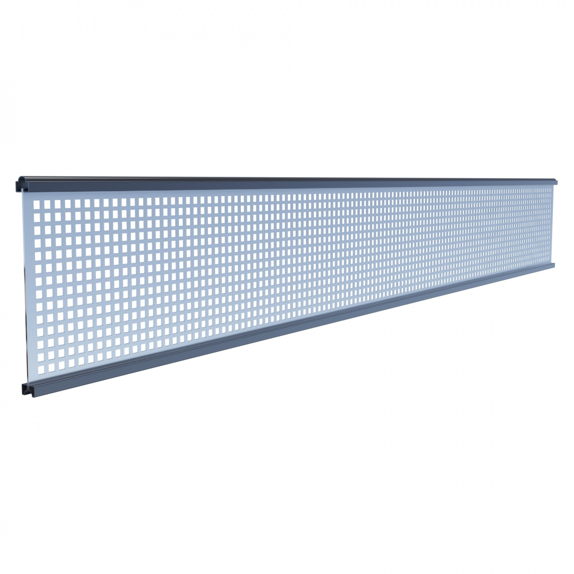 TJÖRN-Serie WPC-Steckzaunsystem, Gitterfüllung, 6 x 206 x 1793 mm, ANTHRAZIT
