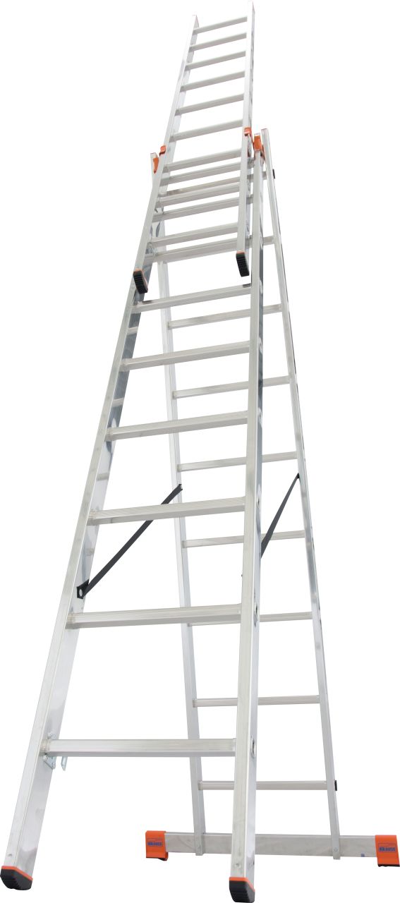 MONTO Sprossen-Vielzweckleiter Tribilo 3x9 Sprossen