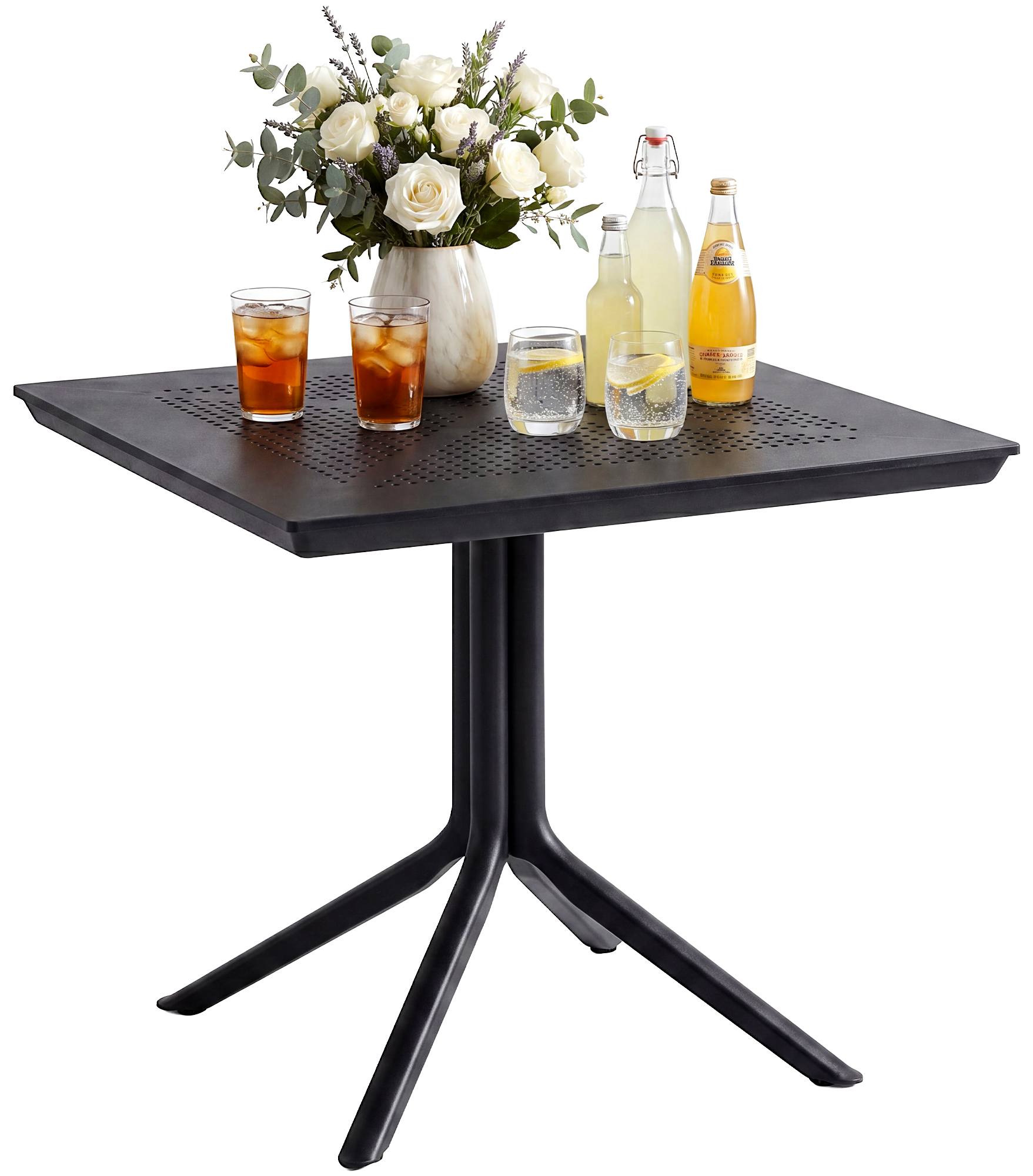 Tisch Lenval 80x80 cm, schwarz