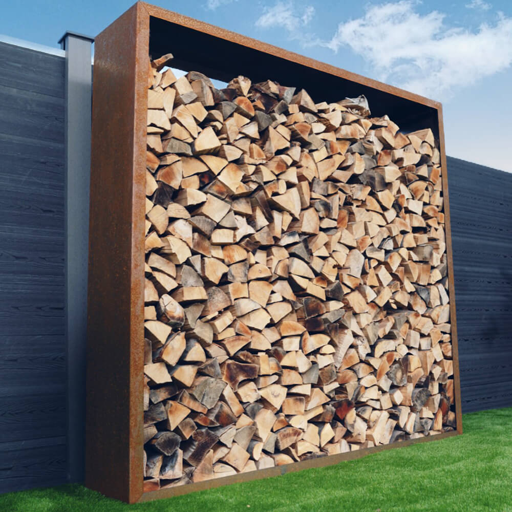 Holzlager aus Stahl NANGA - Made in Germany