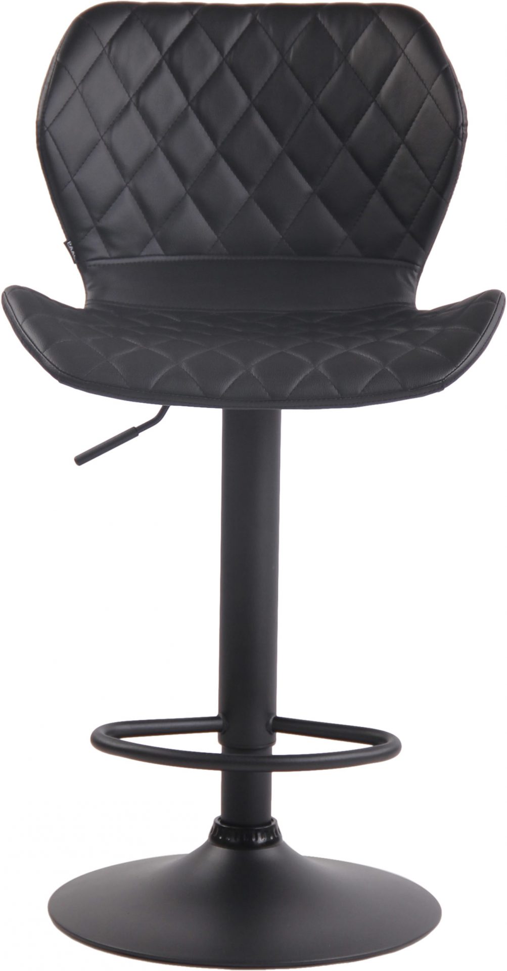 2er Set Barhocker Cork Kunstleder schwarz, schwarz