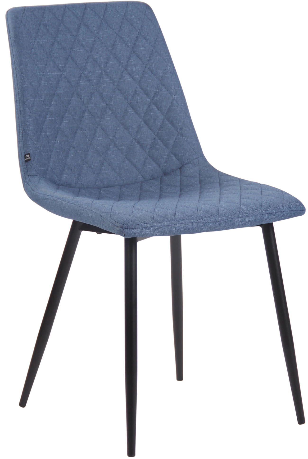 Stuhl Telde Stoff, blau
