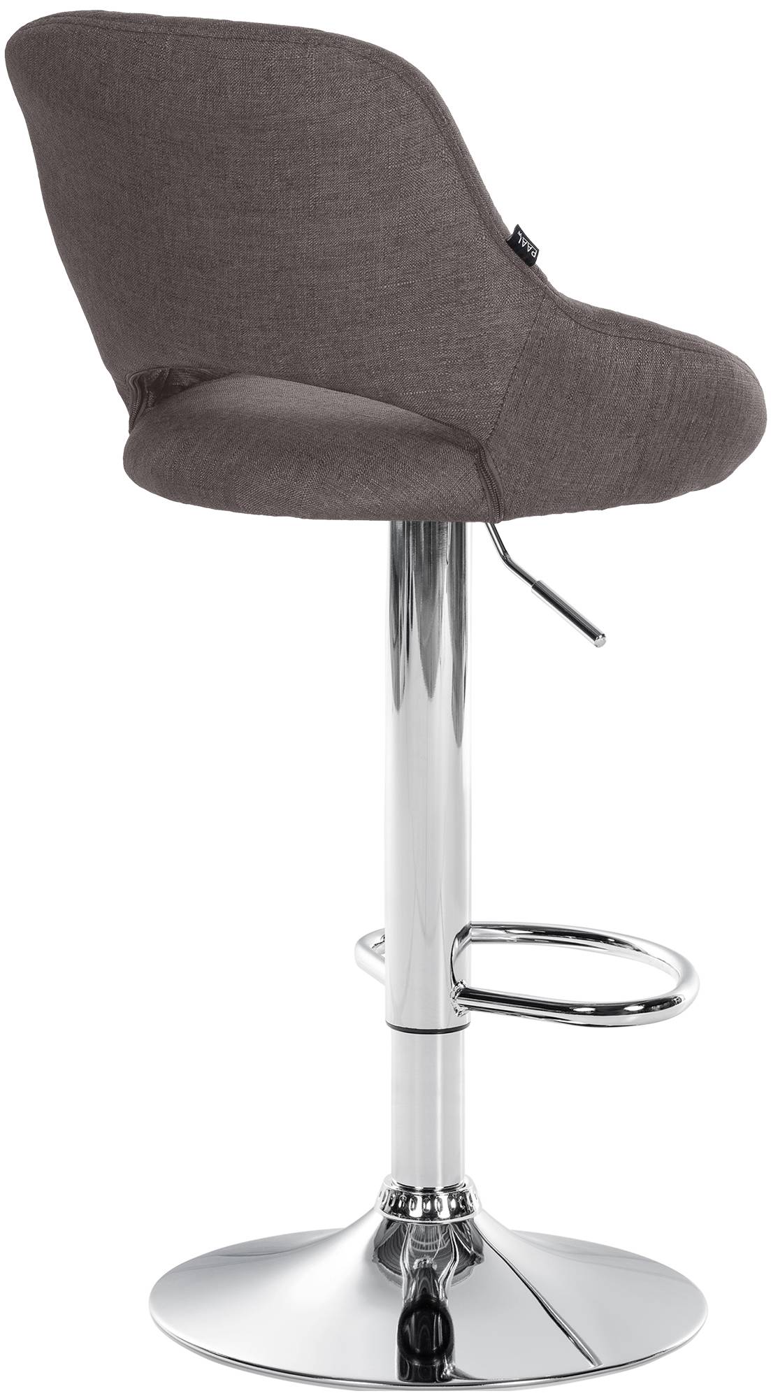 2er Set Barhocker Milet Stoff C, dunkelgrau