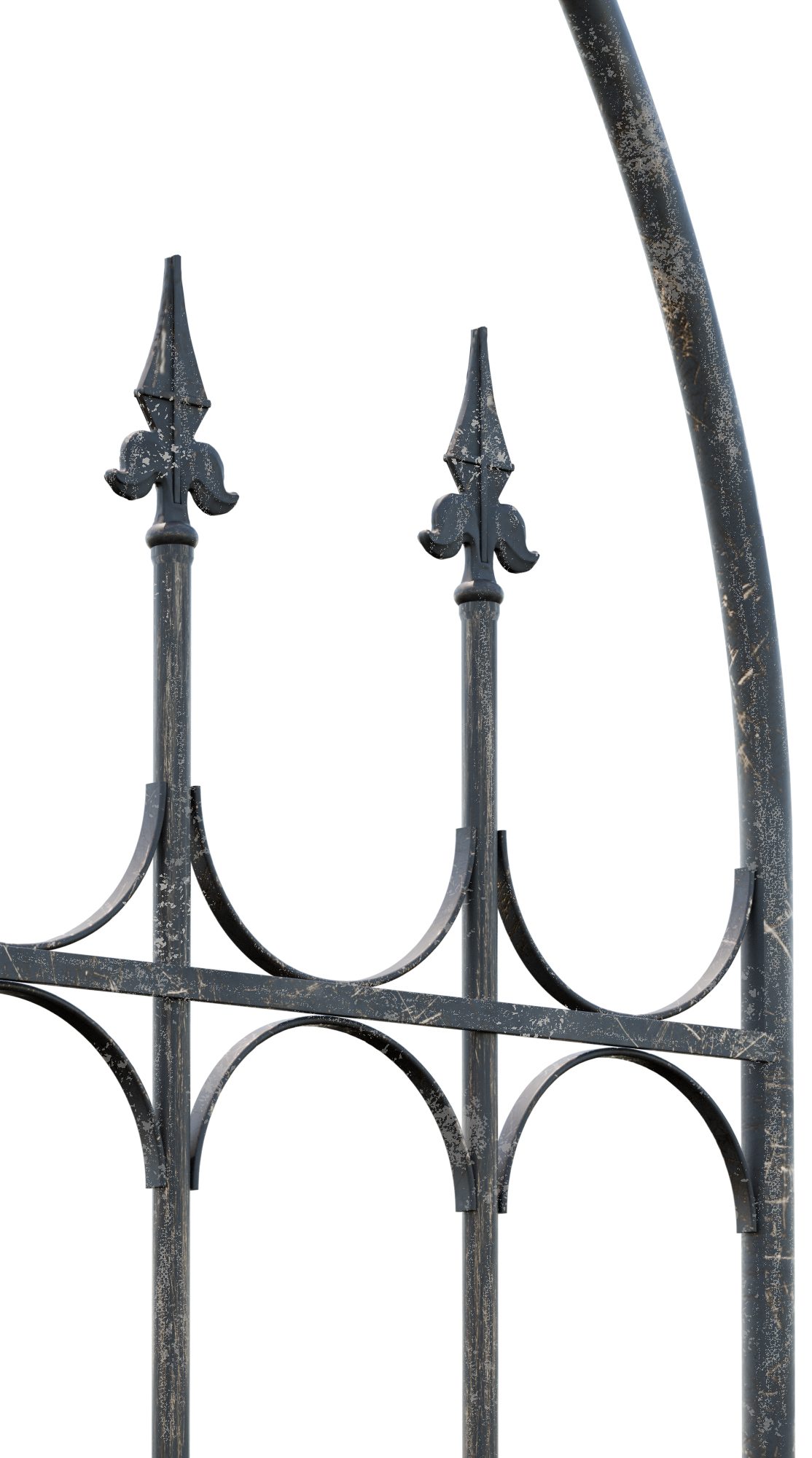 Rankgitter Flowton, bronze