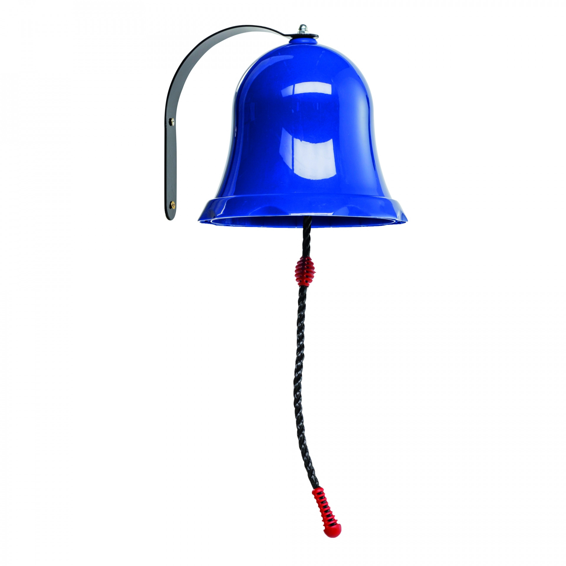 RING Glocke blau, aus PP, inkl. Holzschrauben und Halterung