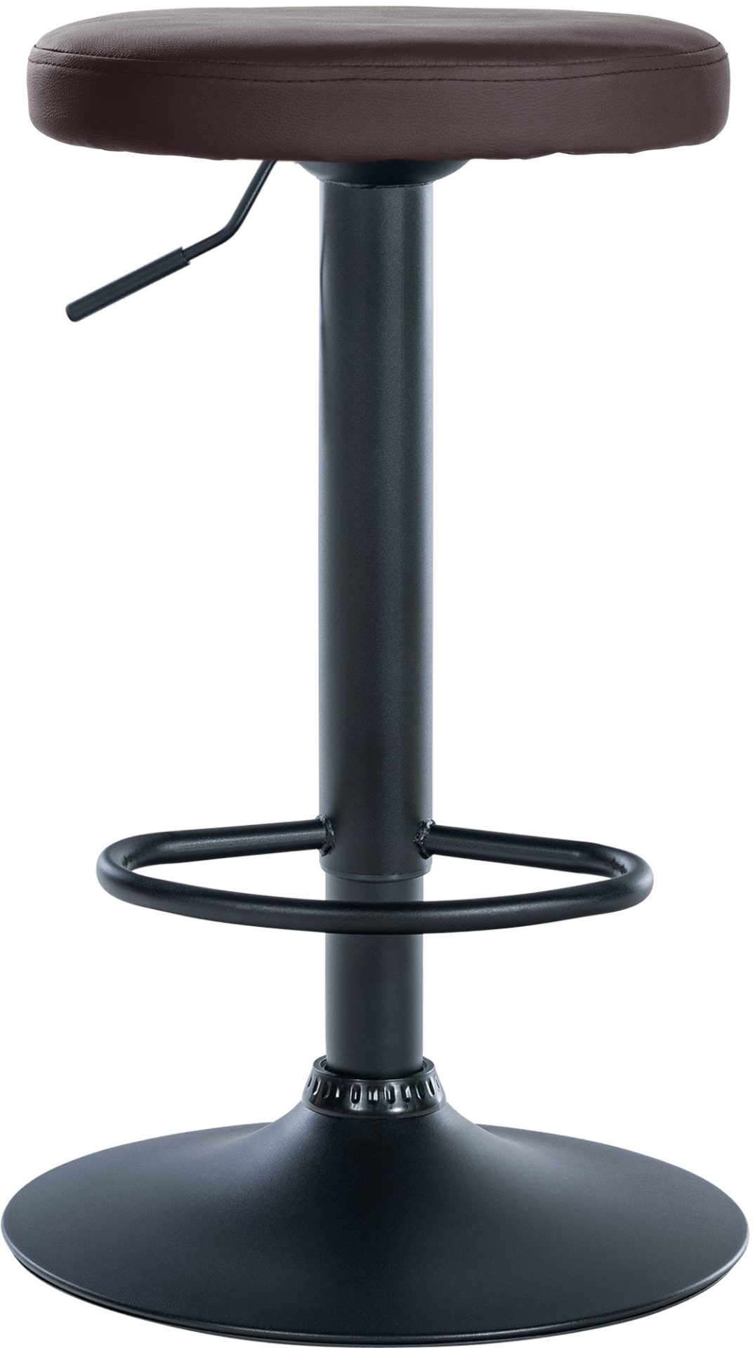 Barhocker Ponte Kunstleder schwarz, braun