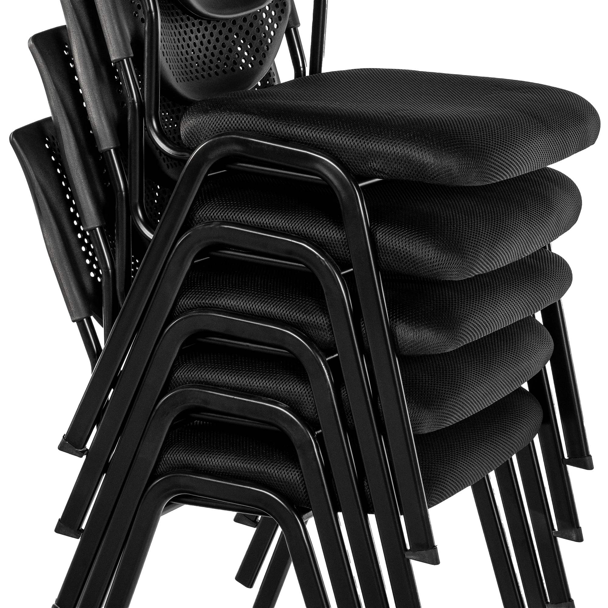 Stuhl Kaber, schwarz/schwarz