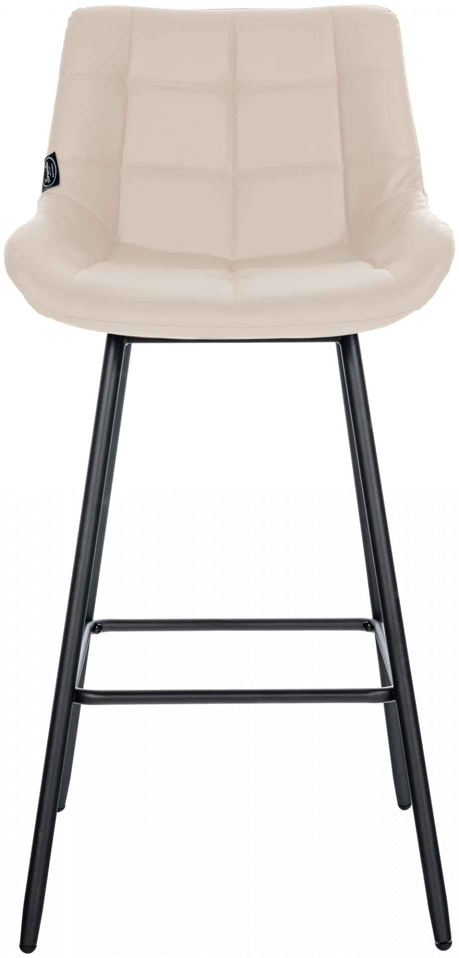 Barhocker Weston Kunstleder, creme