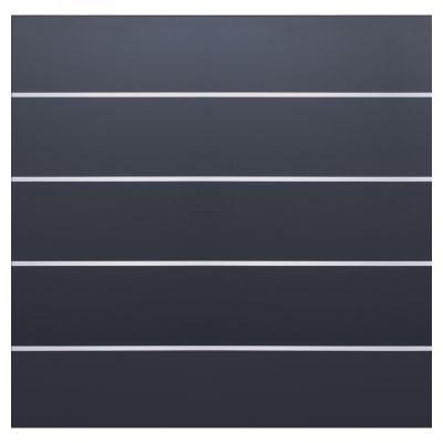 FARÖ-Serie HPL-Steckzaunsystem, 1792 x 1775 mm, Zaunset ANTHRAZIT, 5 Zaunlamellen