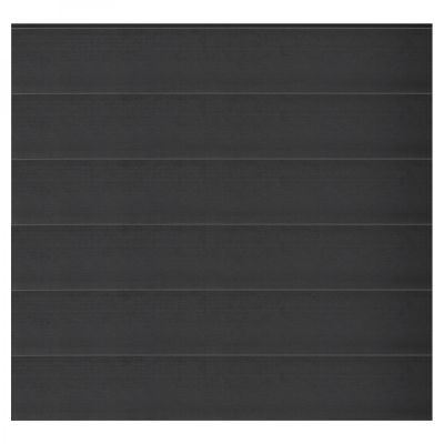 ELZE-Serie Zaunset, WPC-Steckzaunsystem, 1790 x 1760 mm, ANTHRAZIT-coextrudiert, 6 Zaunlamellen