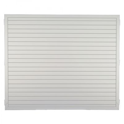 LIGHTLINE KS-Zaunelement, 180 x 150 cm, Füllung weiß / Rahmen weiß