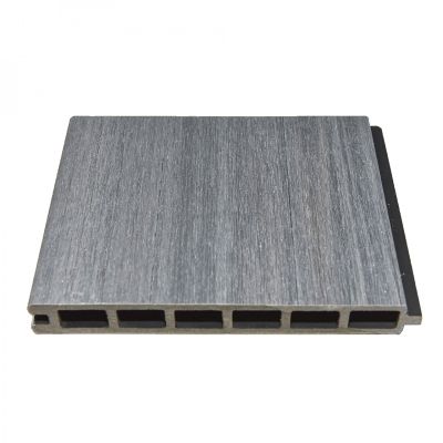 ELSKOP-Serie WPC-Steckzaunsystem, Zaunlamelle 20 x 140 x 1790 mm, GRAU co-extrudiert