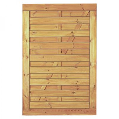 Maxi-Massiv-Tor 100 x 150 cm, Rahmen 45/90 mm, ohne Beschlag, kdi grün, Lamellen geriffelt & geschraubt
