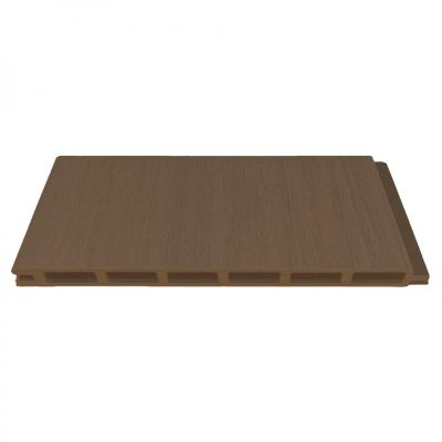 ELSKOP-Serie WPC-Steckzaunsystem, Zaunlamelle 20 x 140 x 1790 mm, TEAK co-extrudiert