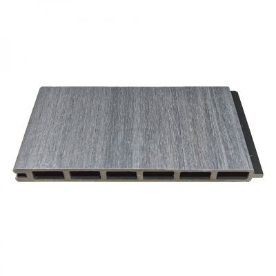 ELZE-Serie WPC-Steckzaunsystem, Zaunlamelle BREIT 20 x 280 x 1790 mm, GRAU co-extrudiert