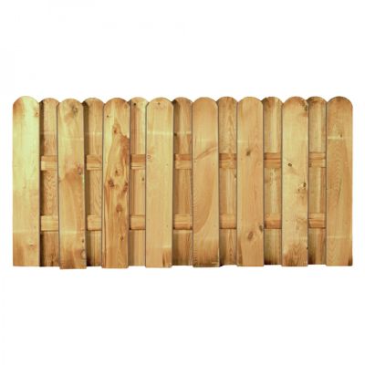 DAAN-Serie gerade, 180 x 90 cm, kdi-grün, Lamellen 20 x 145 mm, geschraubt