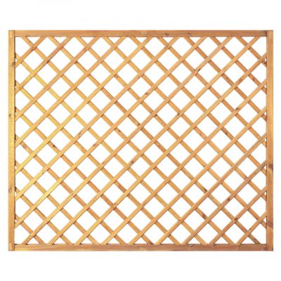 Diagonal-Rankzaun 180 x 150 cm, MW 10 x 10 cm, Rahmen 45/45 mm, kdi grün, Leisten 12 x 30 mm, genagelt