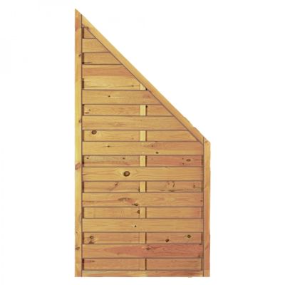 Maxi-Massiv-ECKE 90 x 180/90 cm, Rahmen 45/45 mm, kdi grün, Lamellen geriffelt & geschraubt