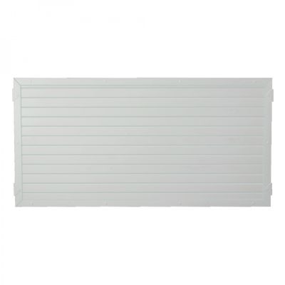 LIGHTLINE KS-Zaunelement, 180 x 90 cm, Füllung weiß / Rahmen weiß