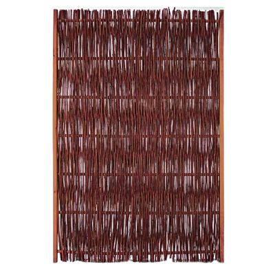 FUEGO Weidengeflechtzaun, 120 x 180 cm, m.seitl. Rahmen