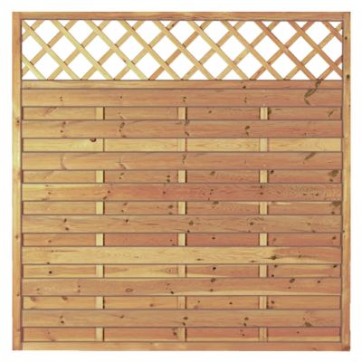 Maxi-Massiv-Ranki 180 x 180 cm, Rahmen 45/45 mm, kdi grün, Lamellen geriffelt & geschraubt