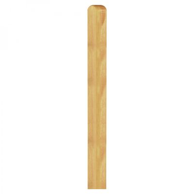 Pfosten Kopf gerundet, 9 x 9 x 240 cm, kdi-grün, allseitig glatt