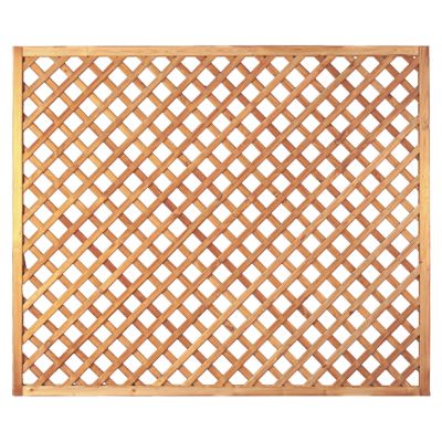 Diagonal-Rankzaun 180 x 150 cm, MW 6 x 6 cm, Rahmen 45/45 mm, kdi grün, Leisten 12 x 30 mm, genagelt